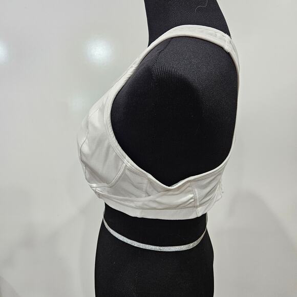 Champion Double Dry 1612 White Seamless Racerback Sports Bra Size 2XL - Picture 8 of 9
